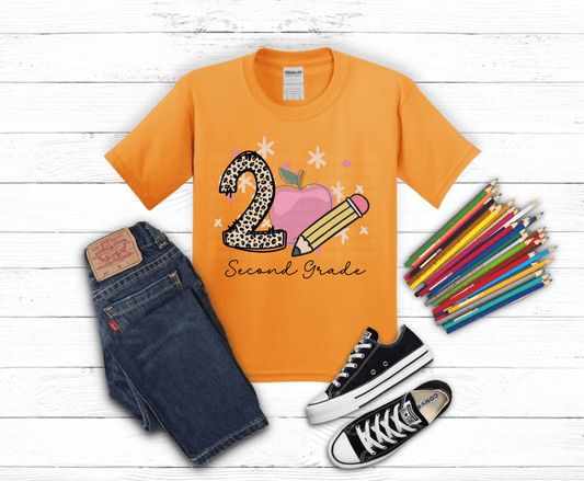 Leopard 2nd Grade | DTF Heat Transfer