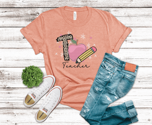 Leopard Teacher | DTF Heat Transfer