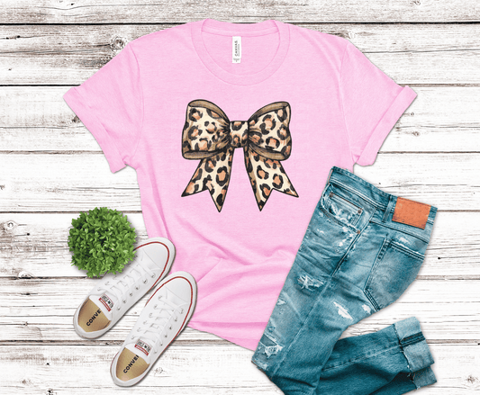 Leopard Bow | DTF Heat Transfer