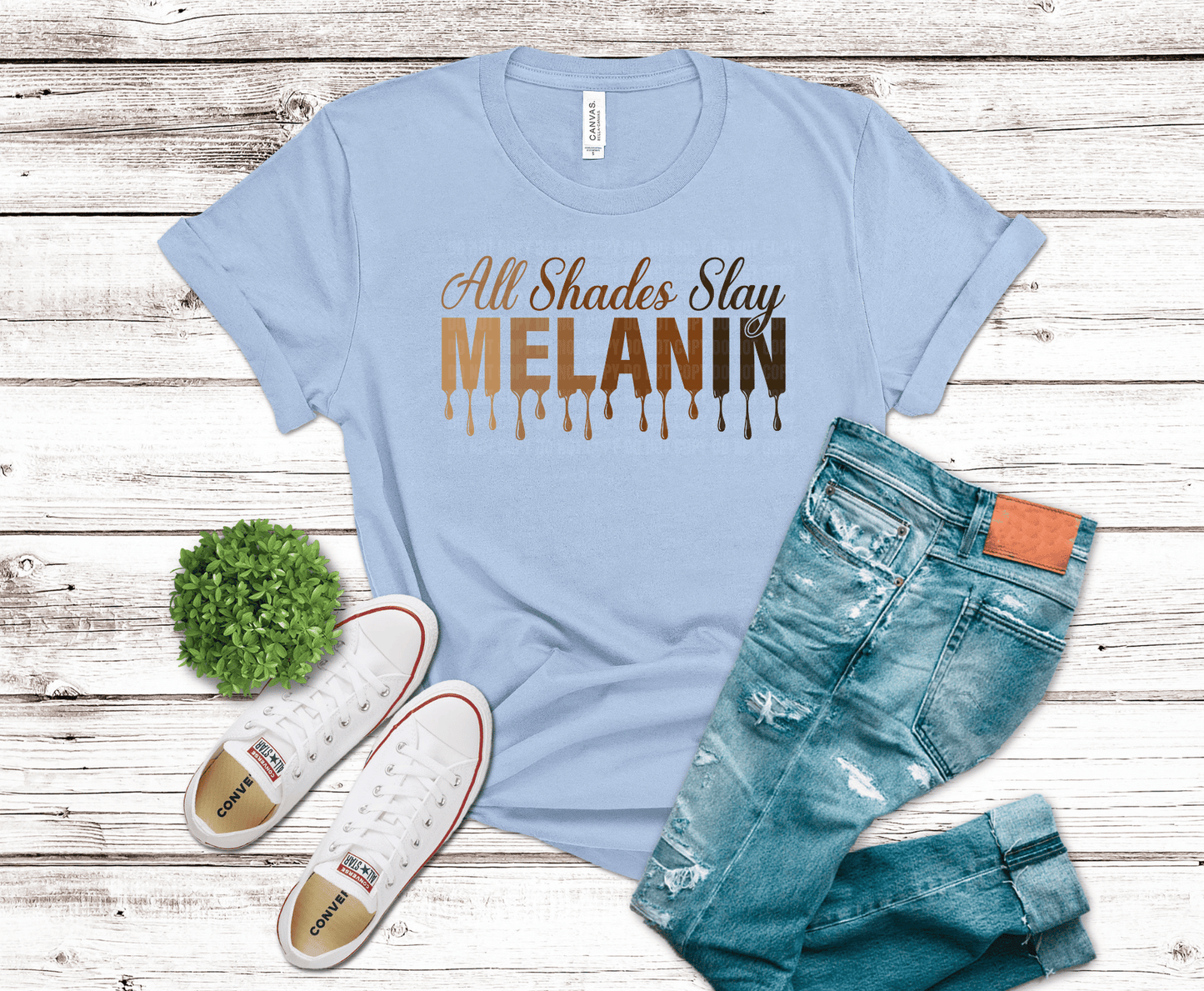 Melanin | Dollar Deals DTF Transfer Gang Sheet For Graphic Tees