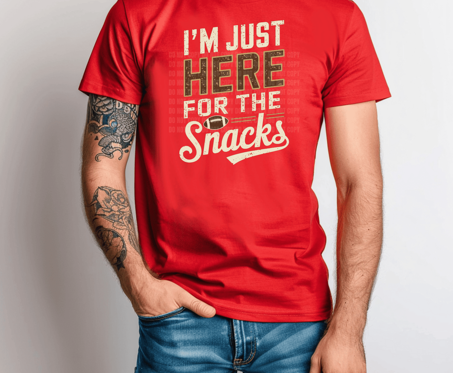 Here For Snacks | DTF Heat Transfer