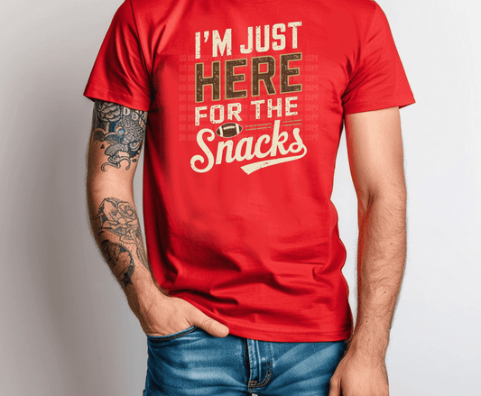 Here For Snacks | DTF Heat Transfer