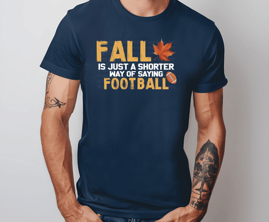 Fall Football with maple leaf DTF transfer, ready to press heat transfer for football shirts