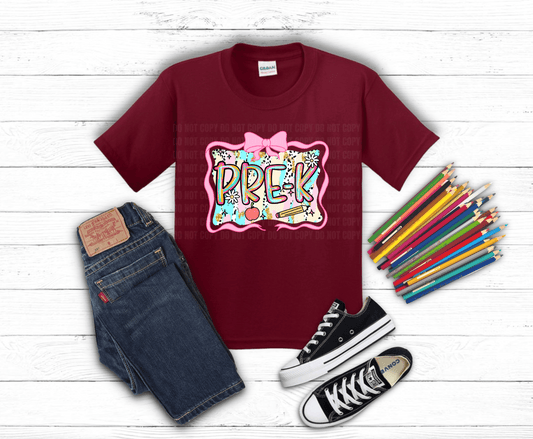 Pre K Sketch | DTF Heat Transfer