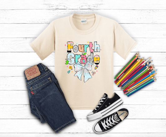 Fourth Grade Notebook | DTF Heat Transfer