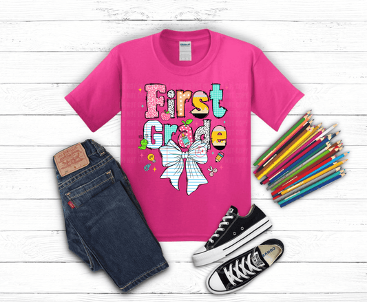 First Grade Notebook | DTF Heat Transfer