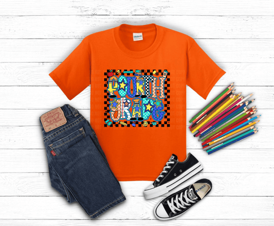Fourth Grade Boy | DTF Heat Transfer