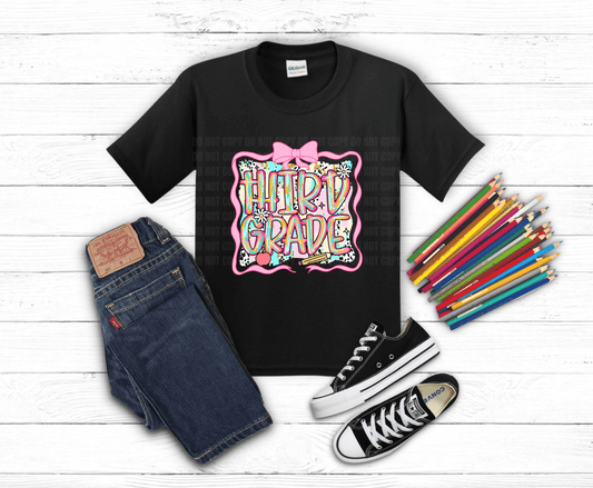 Third Grade Sketch | DTF Heat Transfer