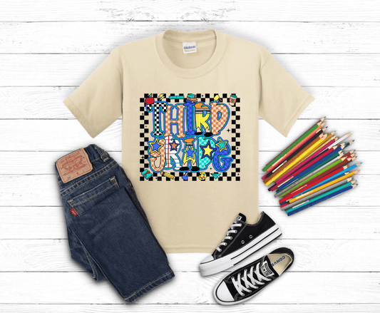 Third Grade Boy | DTF Heat Transfer