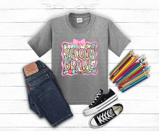 Second Grade Sketch | DTF Heat Transfer