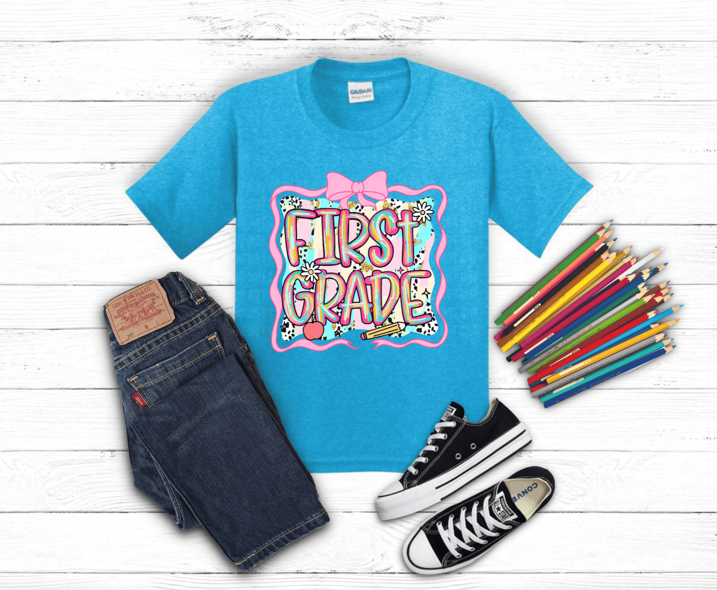 First Grade Sketch | DTF Heat Transfer