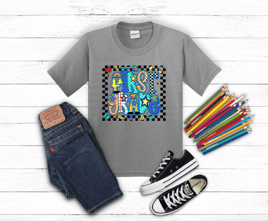 First Grade Boy | DTF Heat Transfer