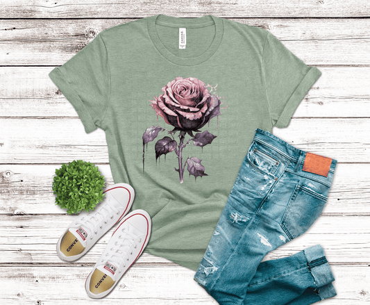 Pink Rose | DTF Heat Transfer