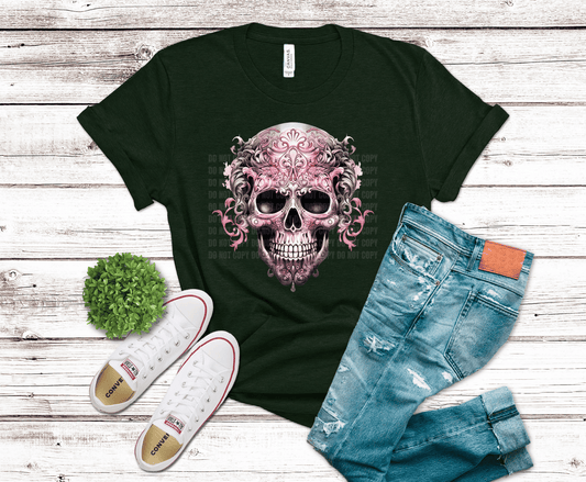 Pink Skull | DTF Heat Transfer