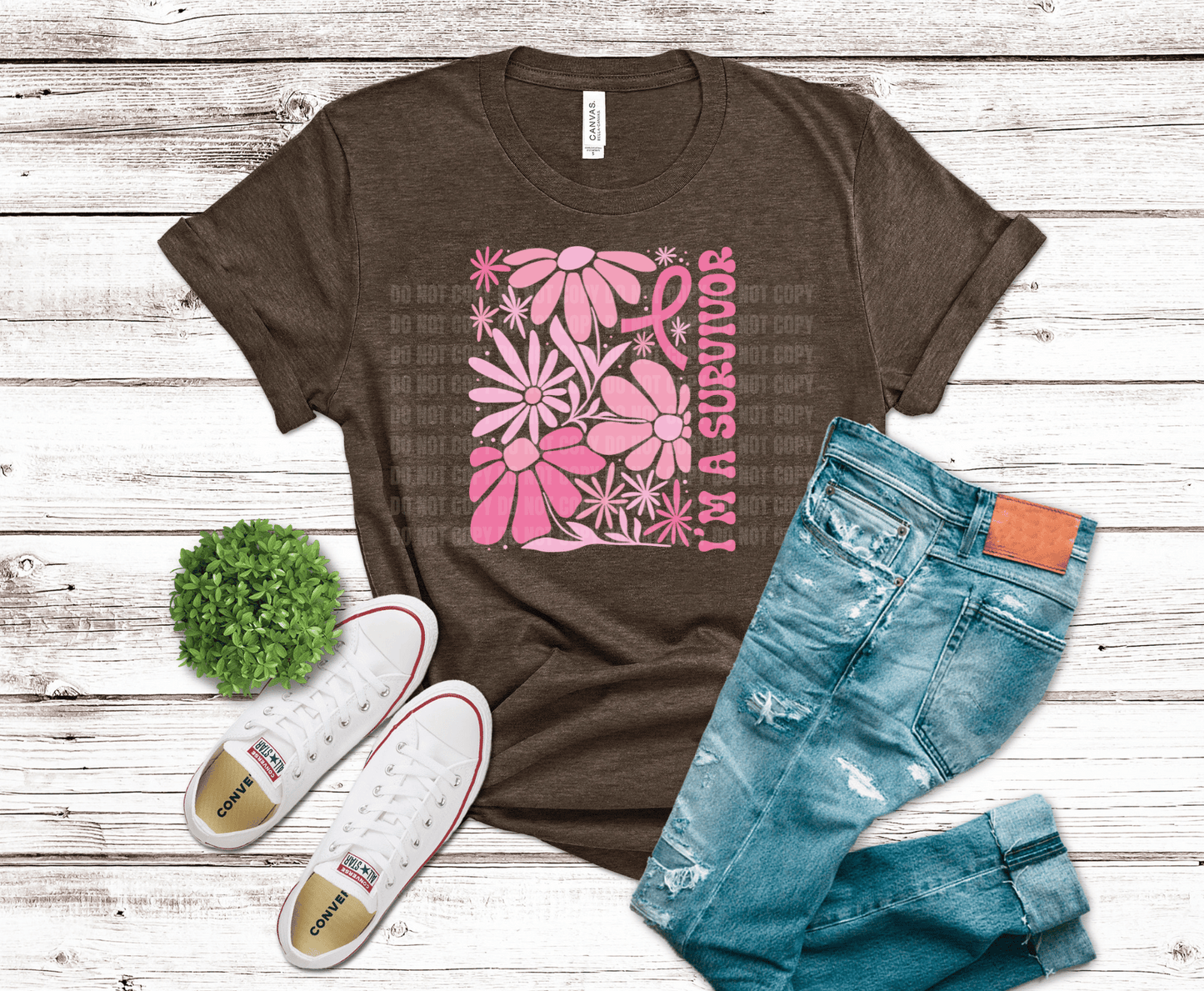 Premade DTF Transfer Gang Sheet For Graphic Tees | Survivors Squad