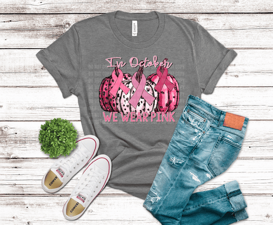 Pink Pumpkins | DTF Heat Transfer