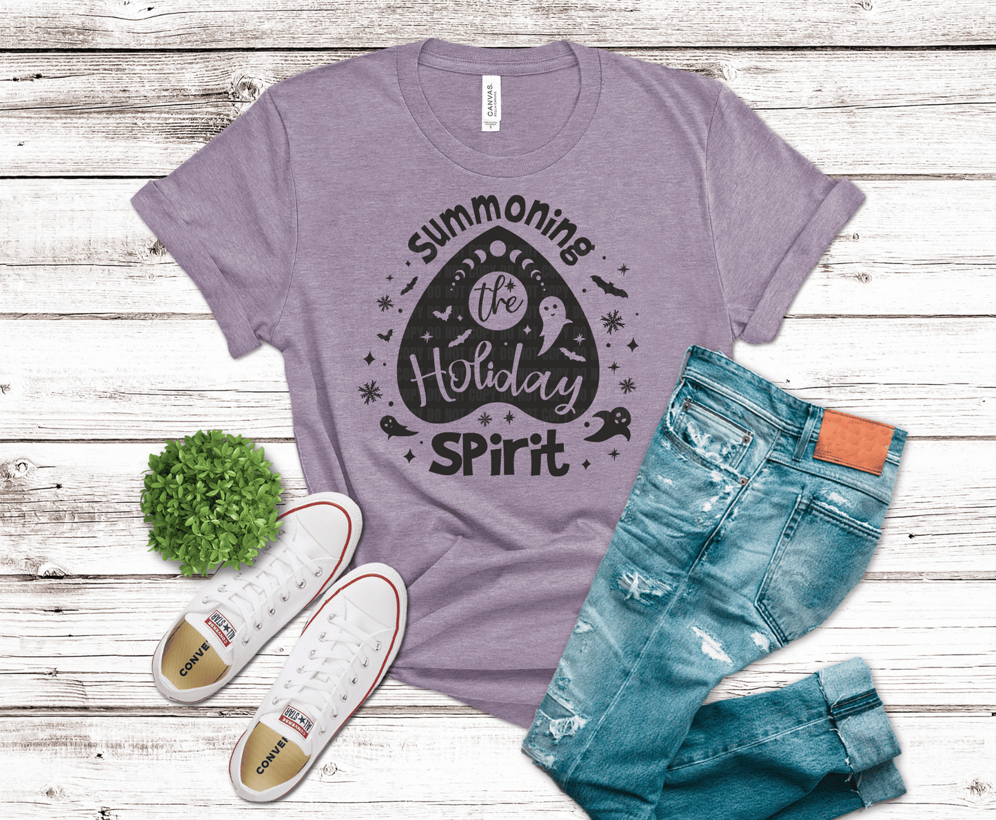 Premade DTF Transfer Gang Sheet For Graphic Tees | Spooky Christmas