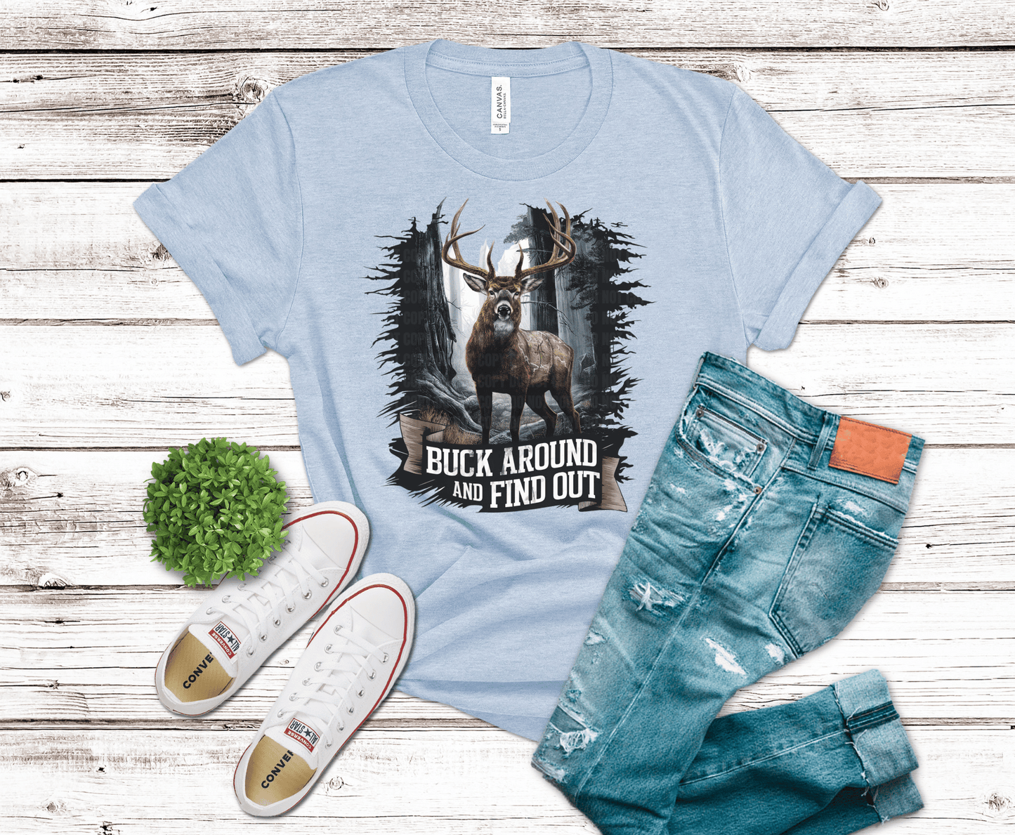 Premade DTF Transfer Gang Sheet For Graphic Tees | Hunting Glam