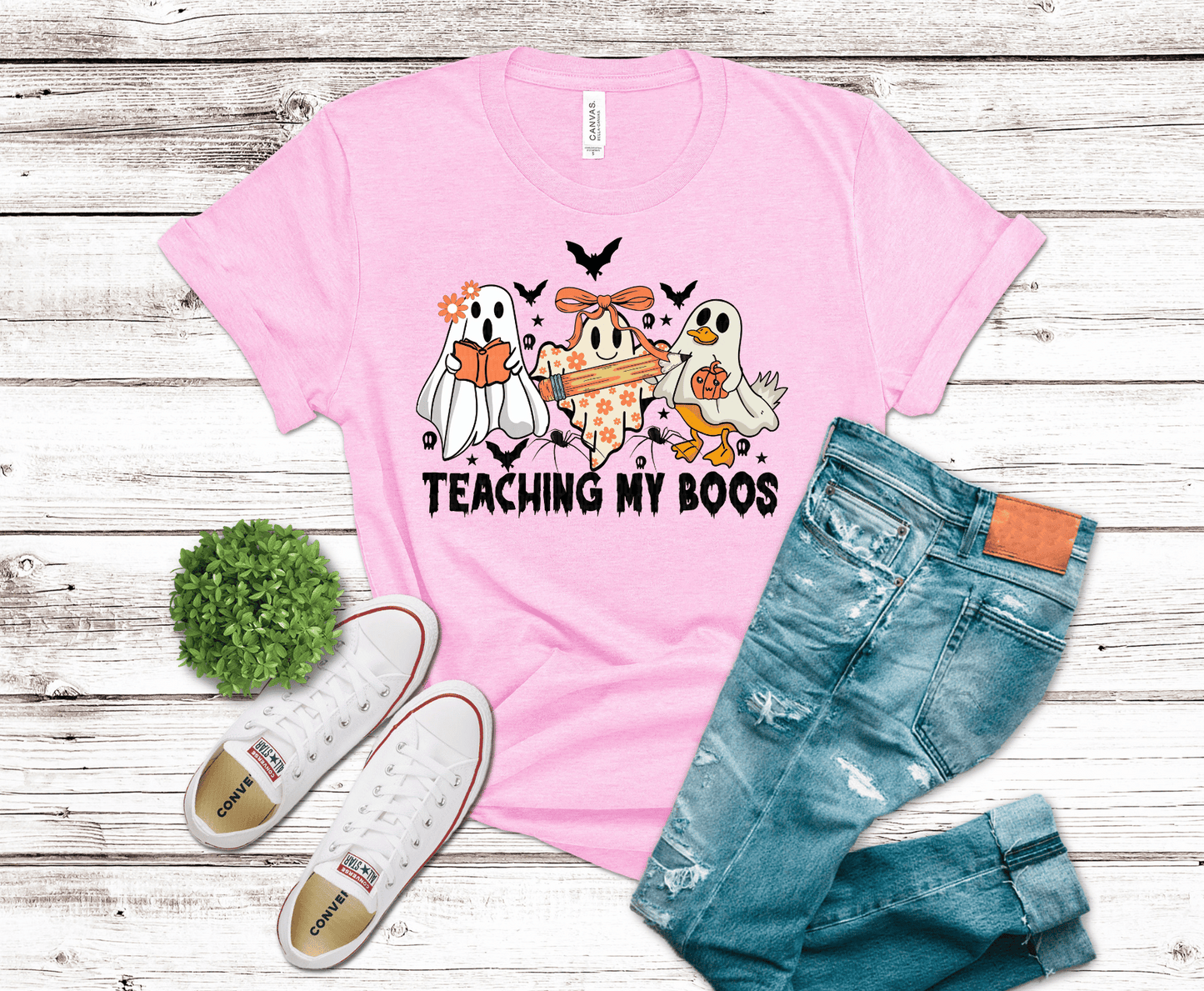 Premade DTF Transfer Gang Sheet For Graphic Tees | Holiday Teacher