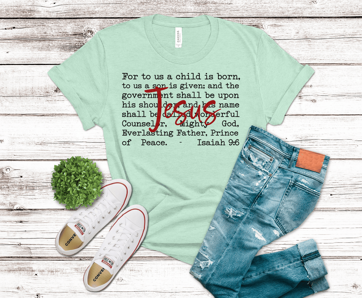 Premade DTF Transfer Gang Sheet For Graphic Tees | Faithful Christmas