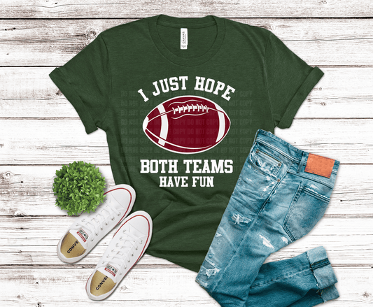 Both Teams Have Fun | DTF Heat Transfer