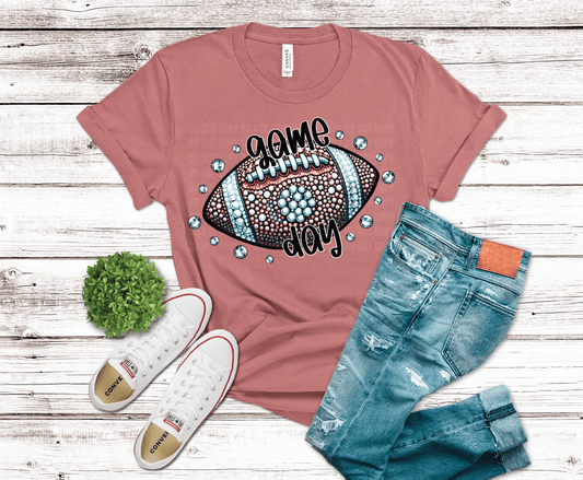 Bling Football Game Day | DTF Heat Transfer