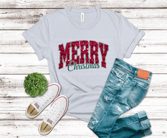 Sparkle Merry Christmas | DTF Heat Transfer