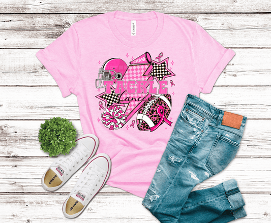 Tackle Cancer Football | DTF Heat Transfer