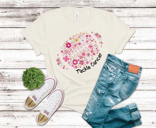 Tackle Cancer Football | DTF Heat Transfer