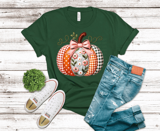 Fall Pumpkin Stich | DTF Heat Transfer