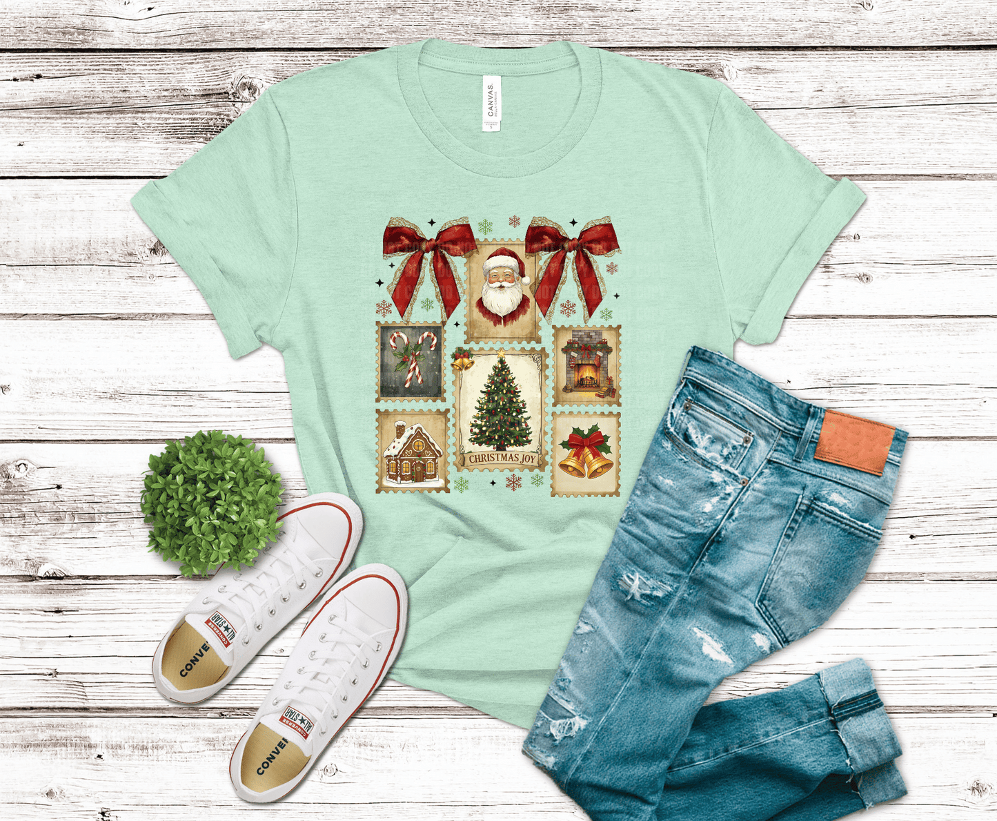 Christmas Post Stamp | DTF Heat Transfer