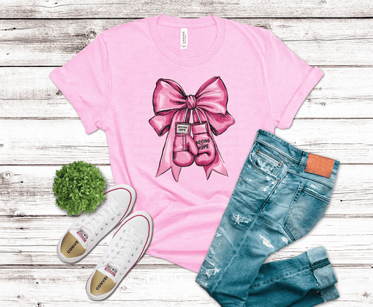 Boxing For Hope Breast Cancer | DTF Heat Transfer