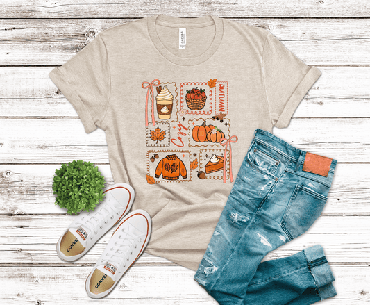 Autumn Patches and Bows | DTF Heat Transfer