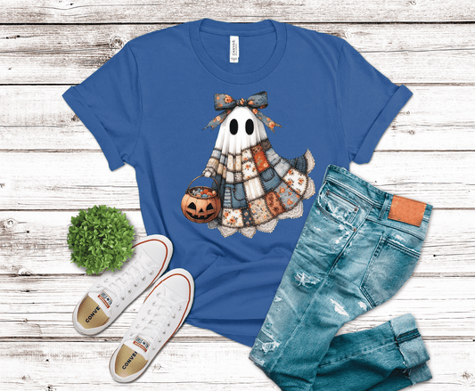 Patchwork Ghost | DTF Heat Transfer