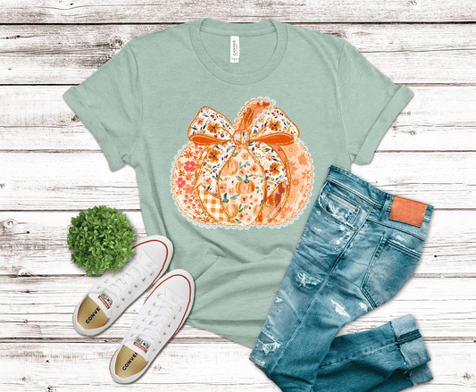 Preppy Pumpkin | DTF Heat Transfer