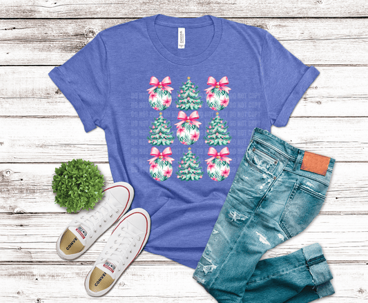 Preppy Christmas Croquette | DTF Heat Transfer