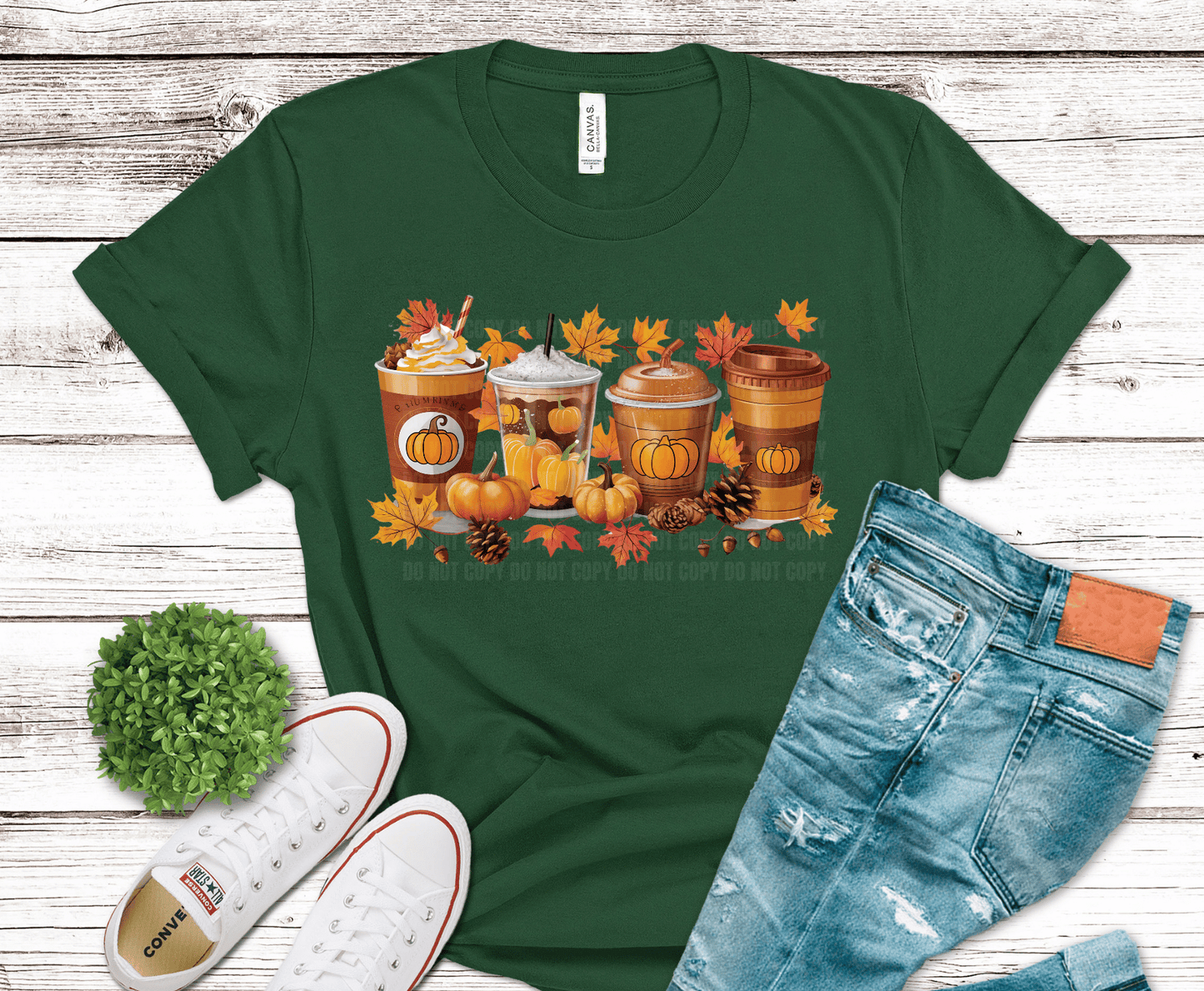 Fall Latte | DTF Heat Transfer