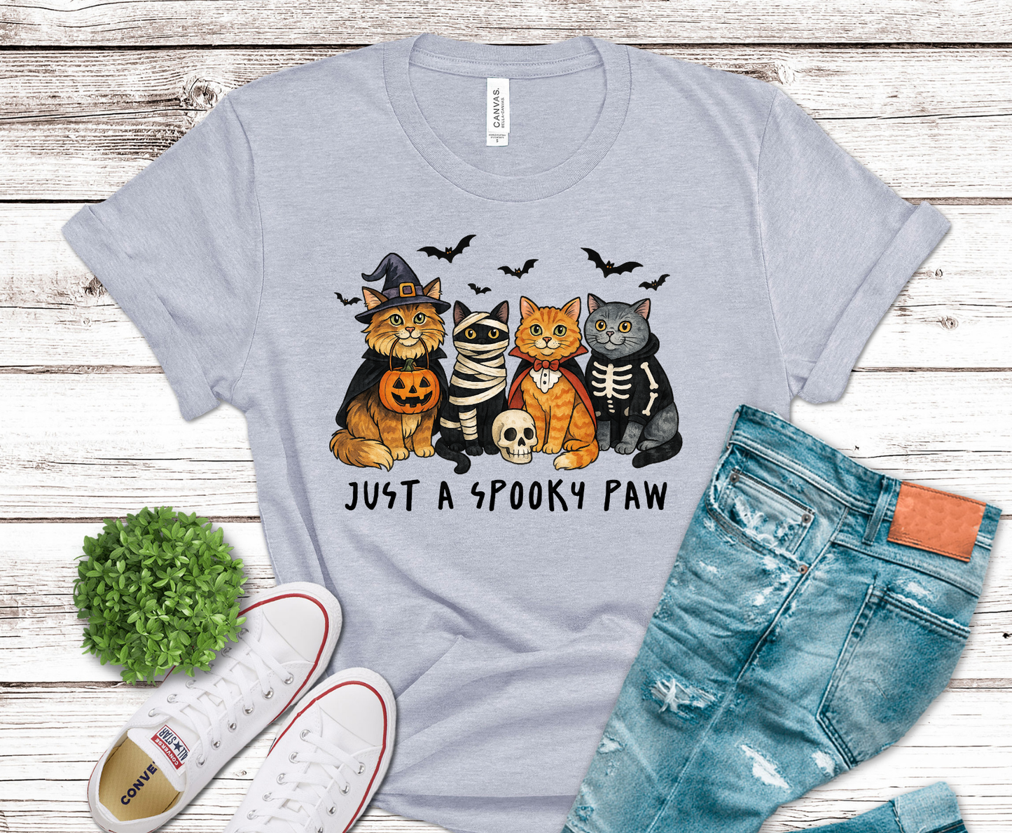 Just A Spooky Paw | DTF Heat Transfer