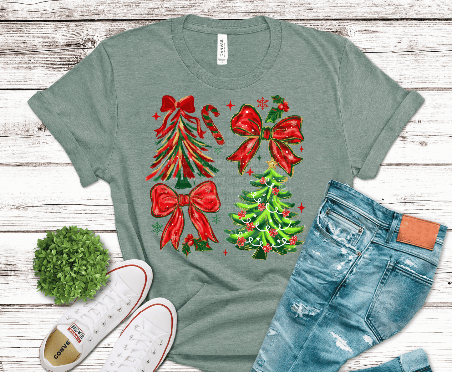 Brushstroke Trees | DTF Heat Transfer