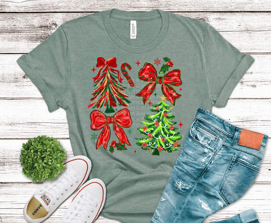 Brushstroke Trees | DTF Heat Transfer