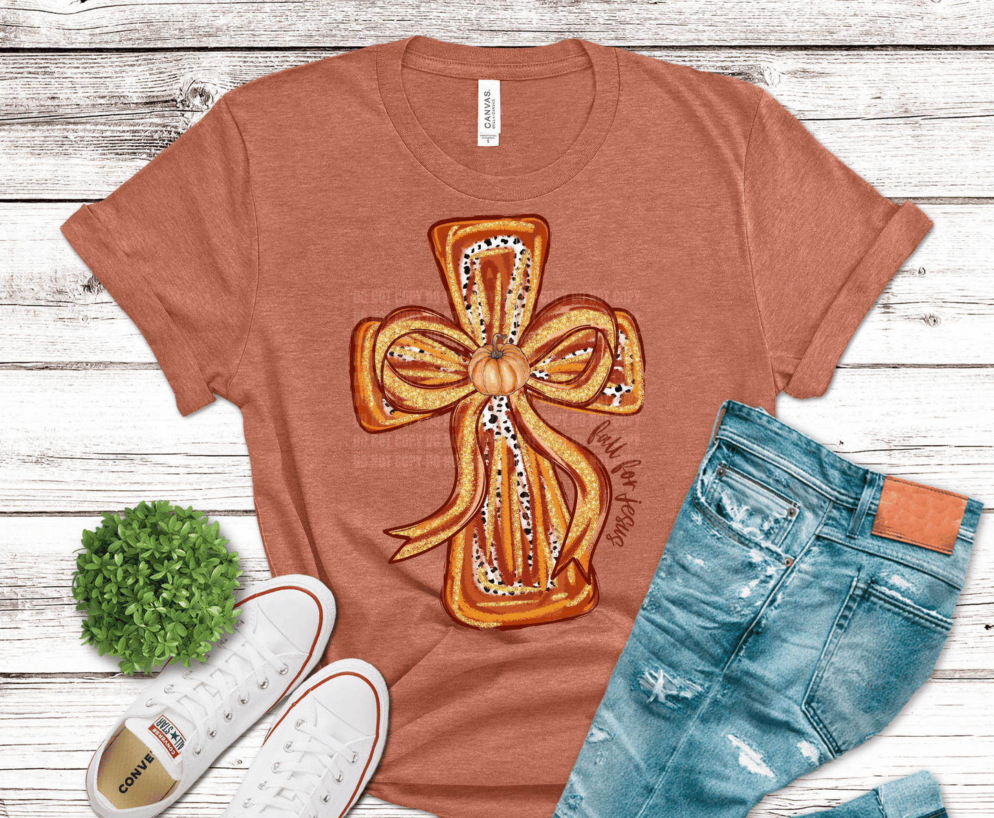 Brushstroke Cross | DTF Heat Transfer