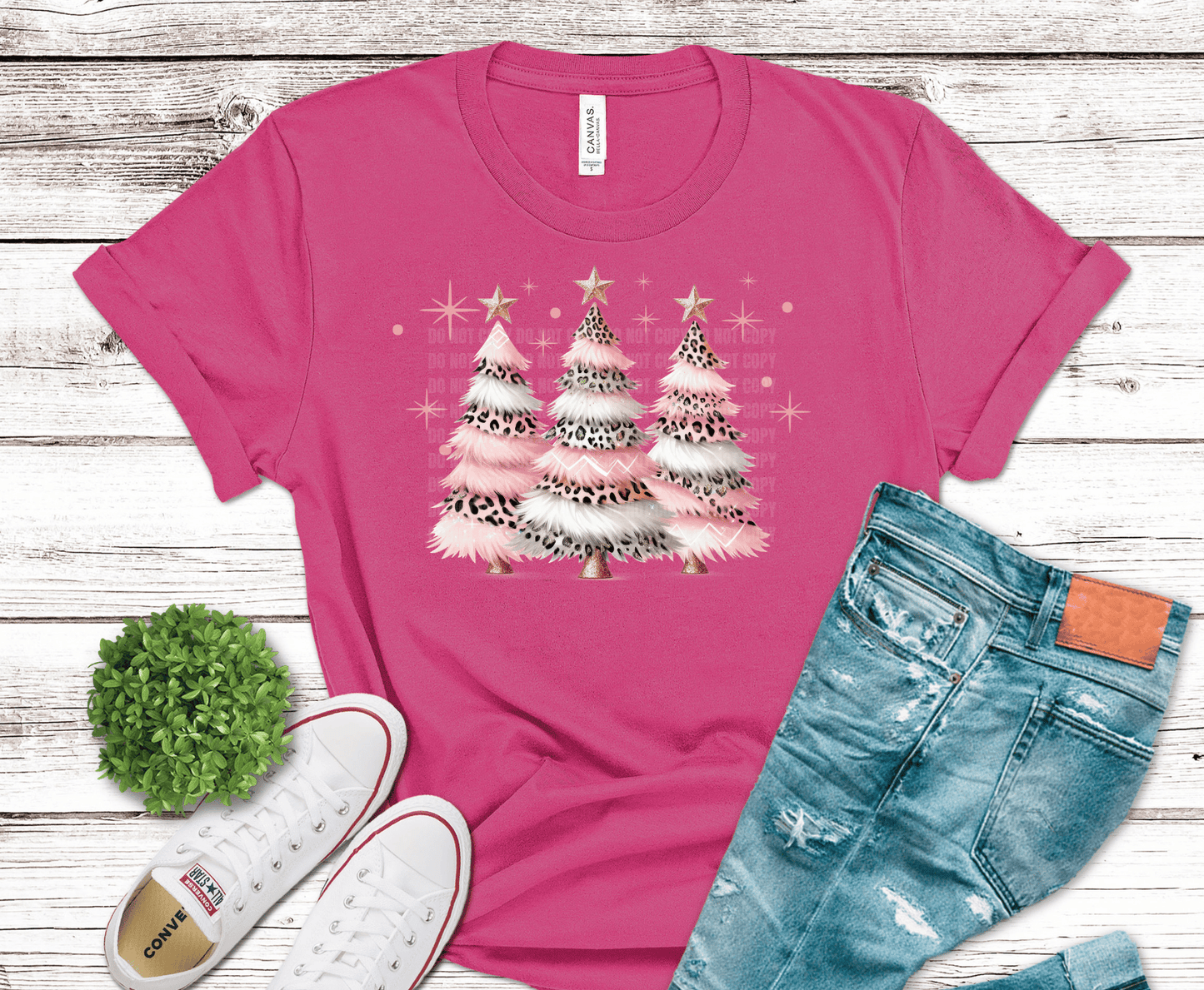 Cheetah Trees | DTF Heat Transfer