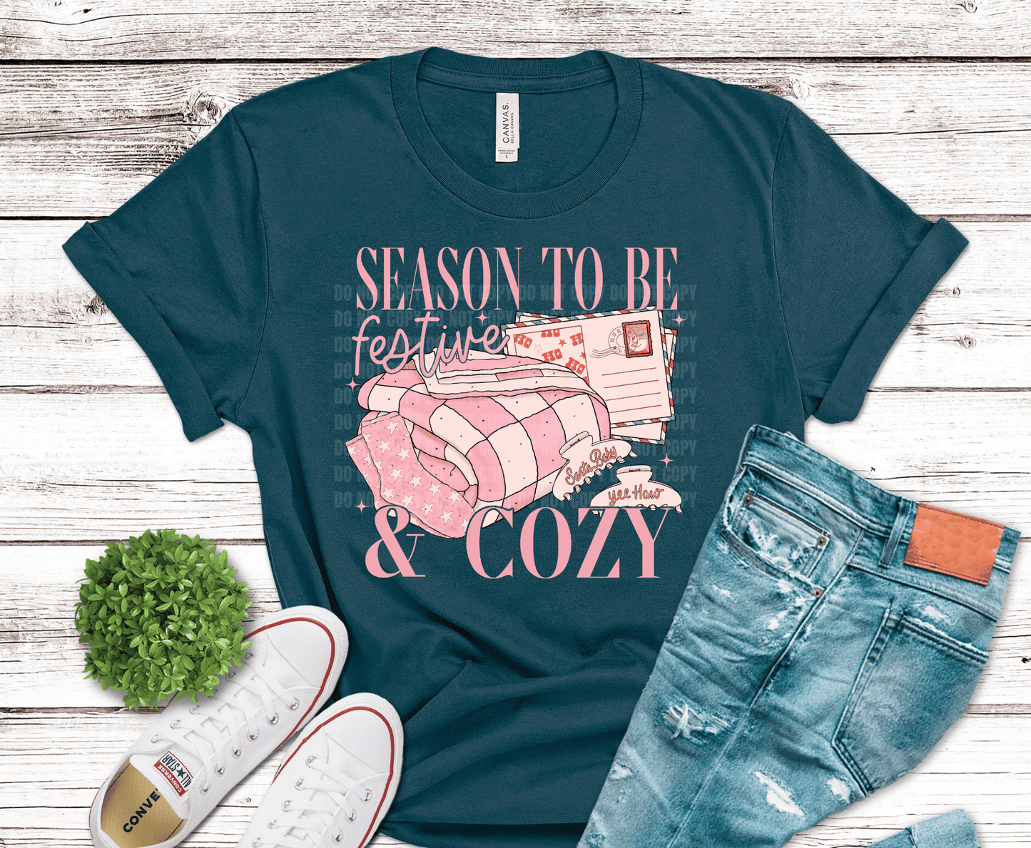 Festive And Cozy | DTF Heat Transfer