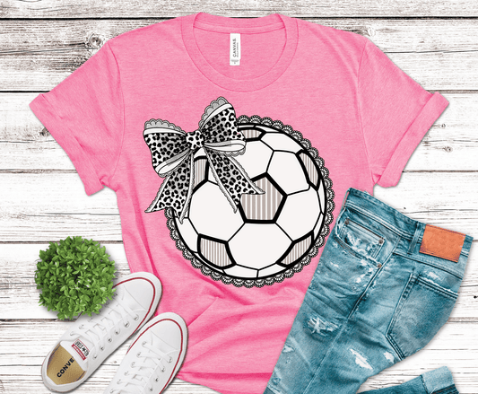 Lace Soccer Ball | DTF Heat Transfer
