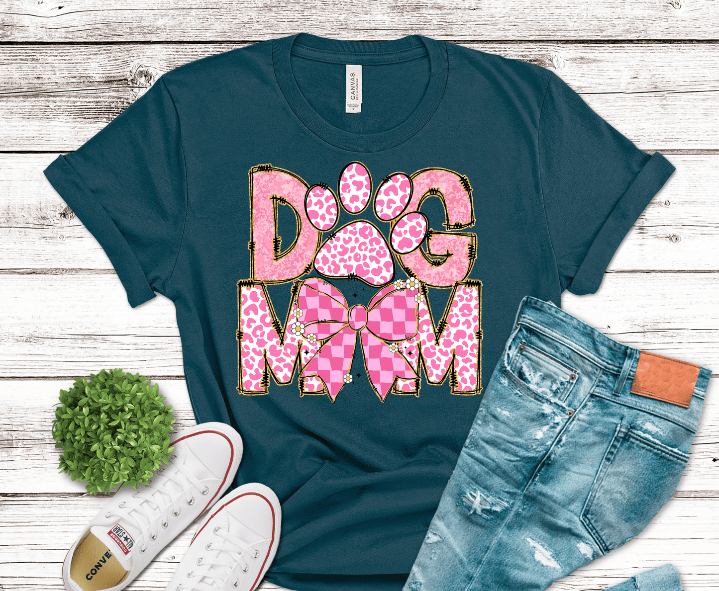 Girly Dog Mom | DTF Heat Transfer