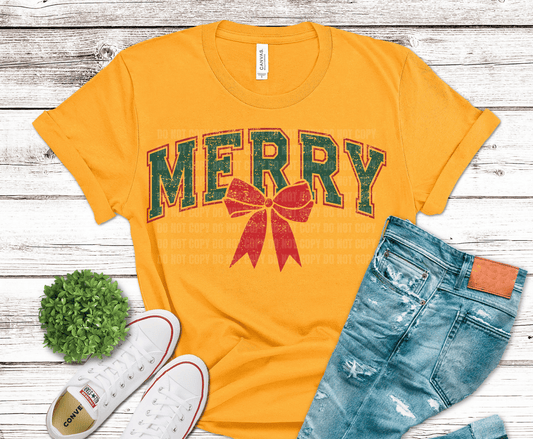 Merry Bowmas | DTF Heat Transfer