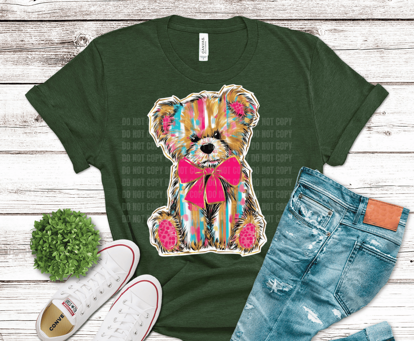 Glitter Bear | DTF Heat Transfer