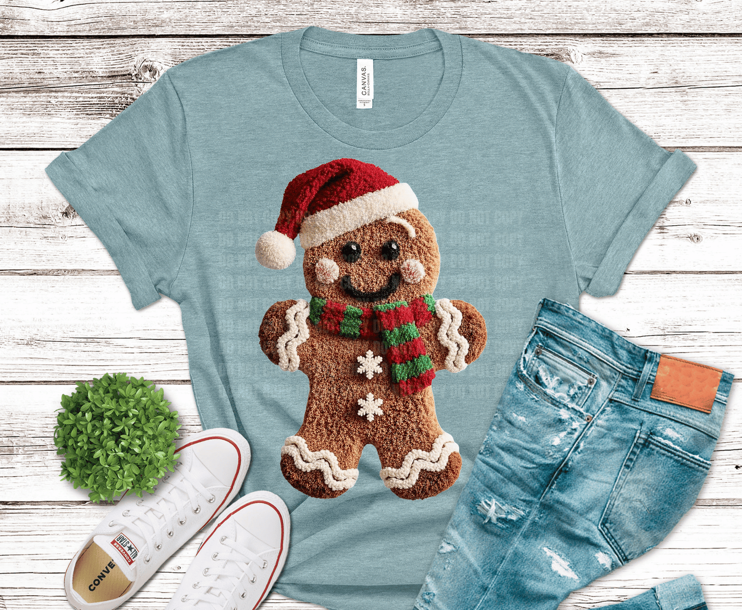 Yarn Gingerbread | DTF Heat Transfer