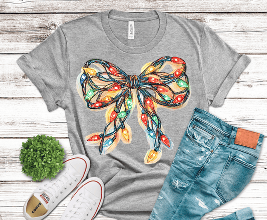 Light Up Bow | DTF Heat Transfer