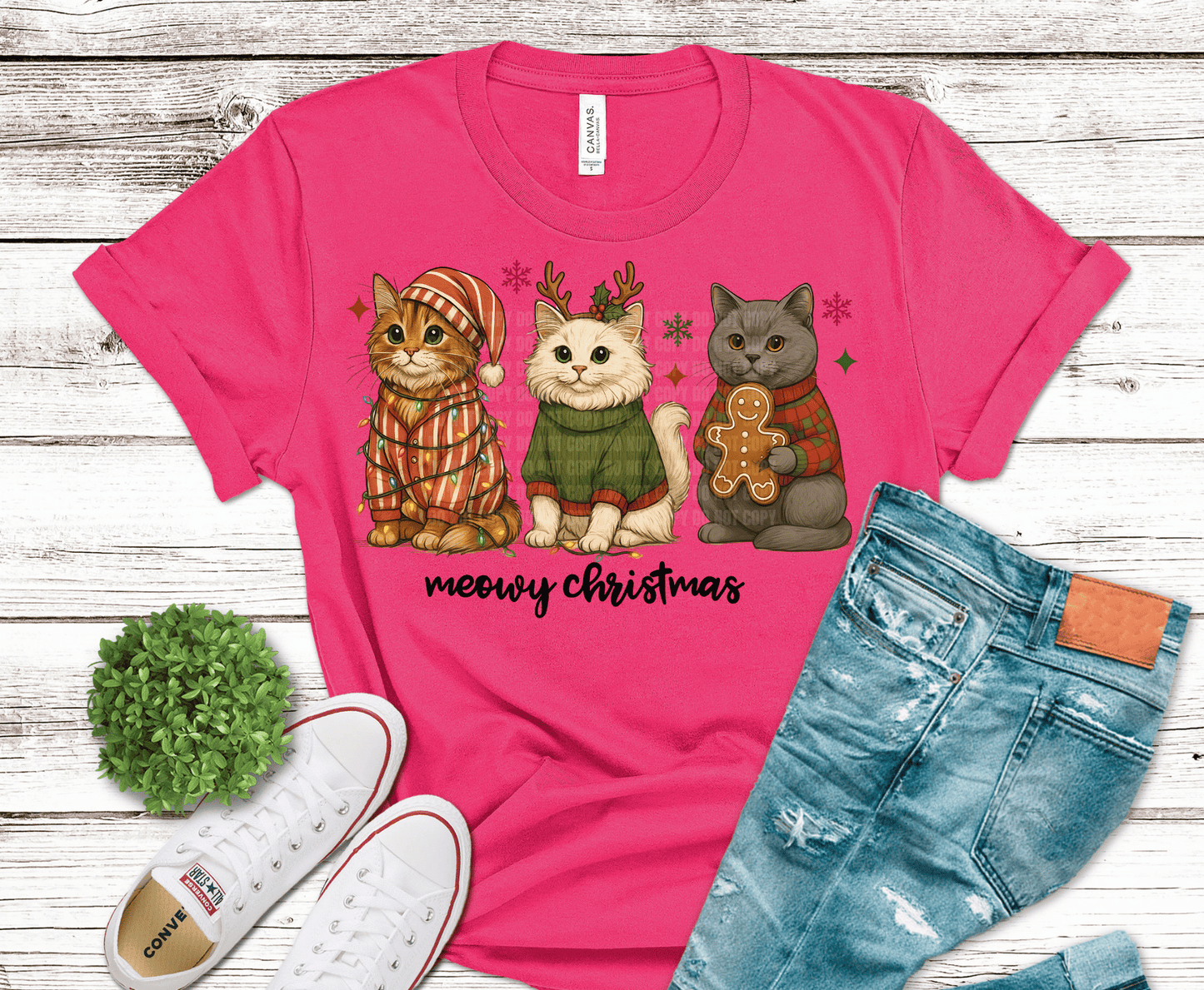 Christmas Cats | DTF Heat Transfer